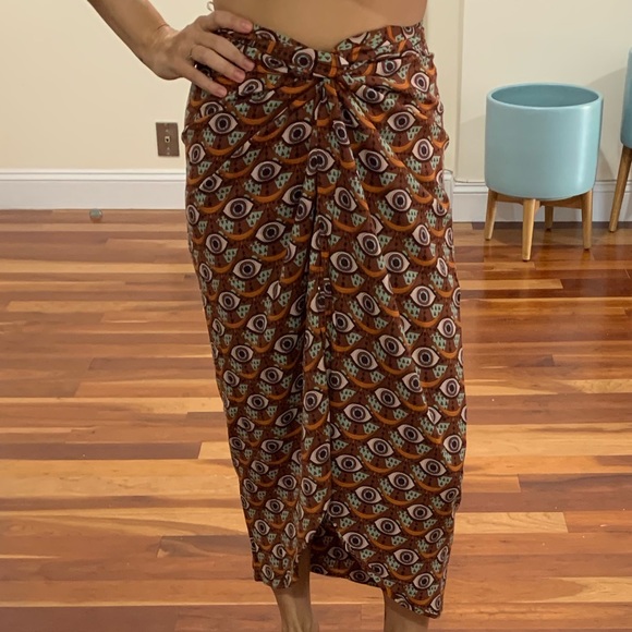 Cotton midi skirt from Farm Rio - Picture 1 of 4
